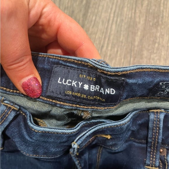 Lucky Brand Lolita Skinny Jeans Ankle Cheville Low Rise Dark Wash Size 6/28 - Picture 12 of 13